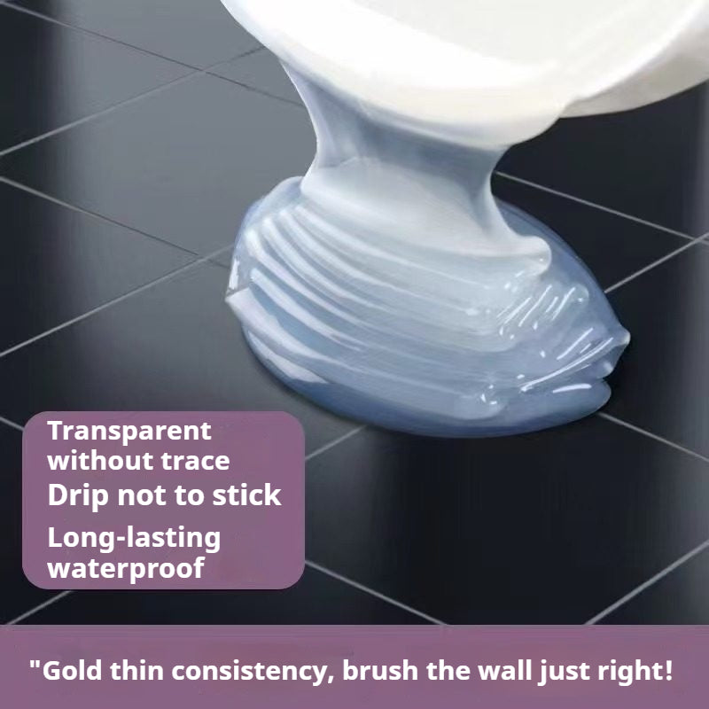 Waterproofing transparent adhesive for external walls Film-forming coating without changing the color of the original decorative layer
