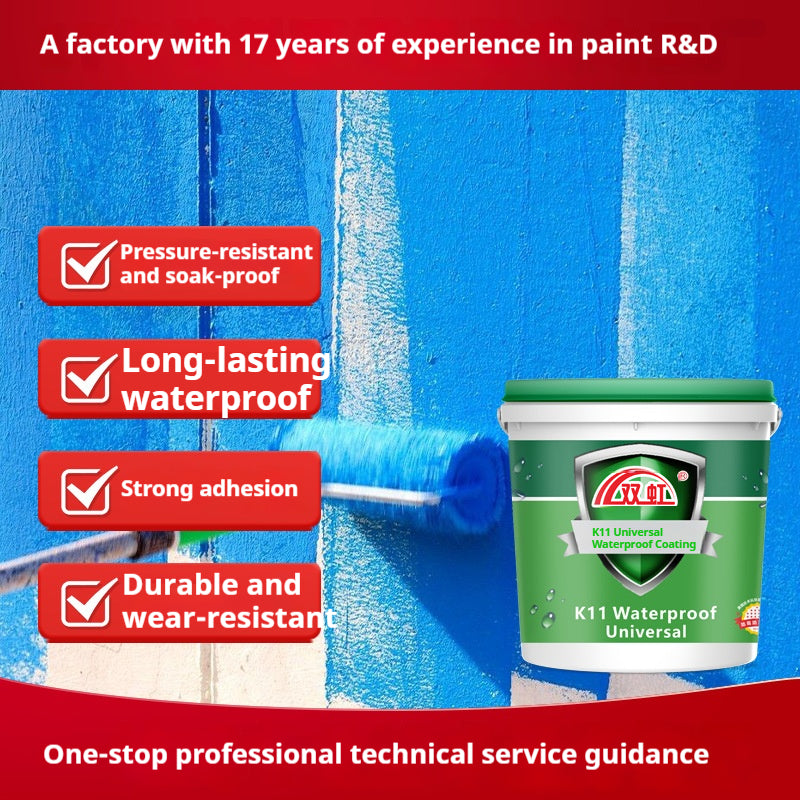 K11 General-Purpose Waterproof Coating | High-Performance Waterproofing | Eco-Friendly & Non-Toxic | Suitable for Indoor and Outdoor Use
