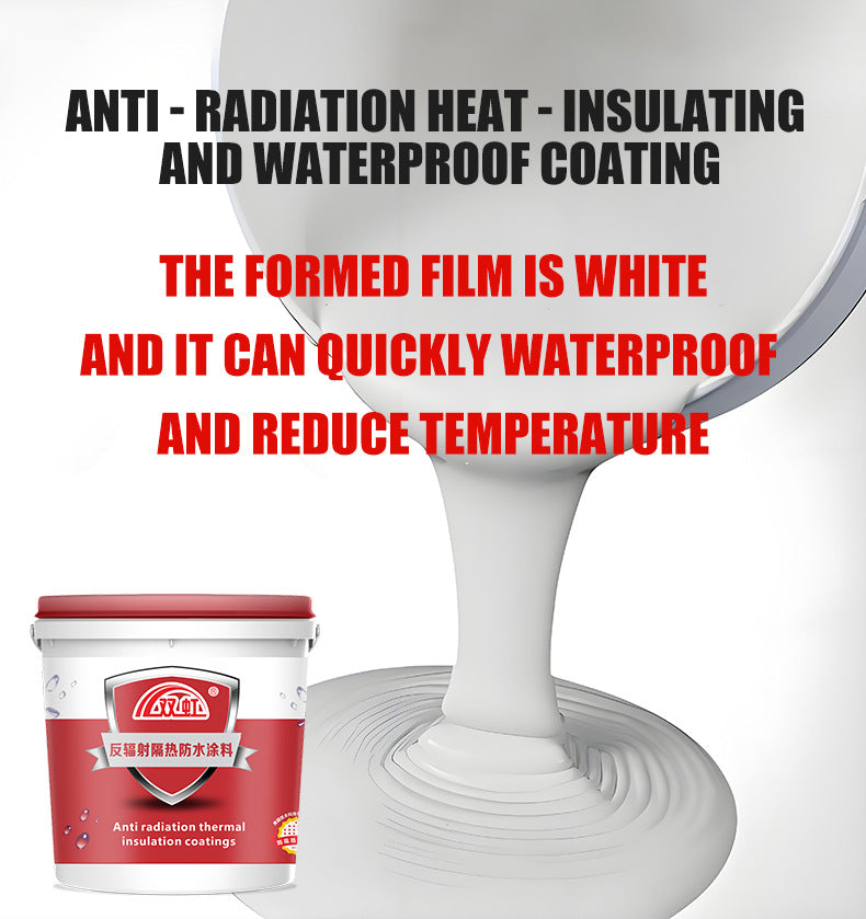 Anti-Radiation Heat Insulation Coating | High-Efficiency Thermal Barrier | UV Protection
