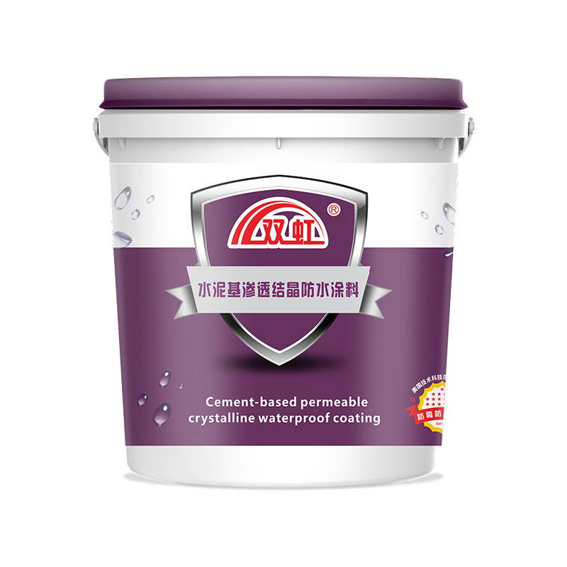 Cementitious Capillary Crystalline Waterproofing Coating | High-Performance Waterproofing | Self-Healing | Suitable for Basements, Tunnels, Swimming Pools, etc.