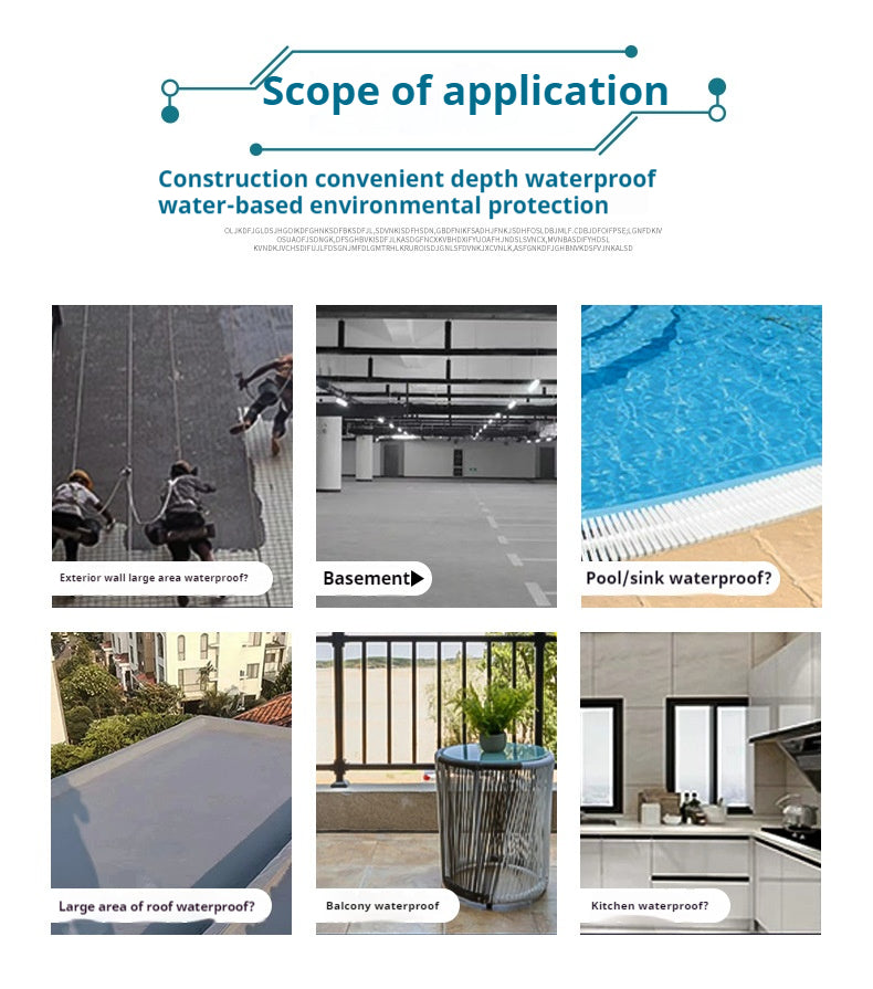 Cementitious Capillary Crystalline Waterproofing Coating | High-Performance Waterproofing | Self-Healing | Suitable for Basements, Tunnels, Swimming Pools, etc.