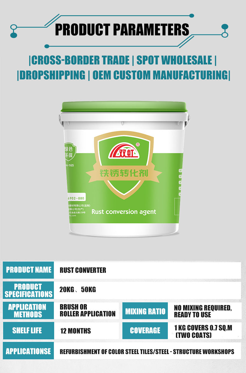 Rust Converter Primer | Water-Based Metal Corrosion Treatment | No Sanding Required (2000hr Salt Spray Resistance)