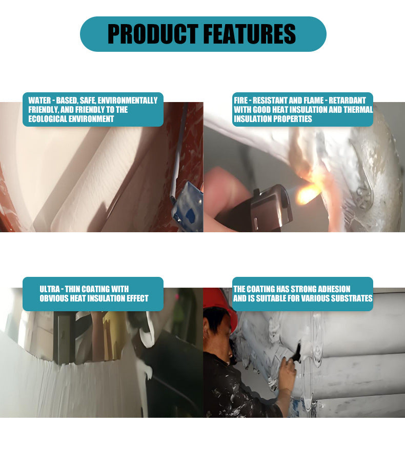 2H Insulation & Thermal Protection All-Effect Gel | High-Performance Energy-Saving Insulation | Multi-Functional Building Thermal Barrier