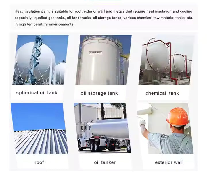 Anti-Radiation Heat Insulation Coating | High-Efficiency Thermal Barrier | UV Protection