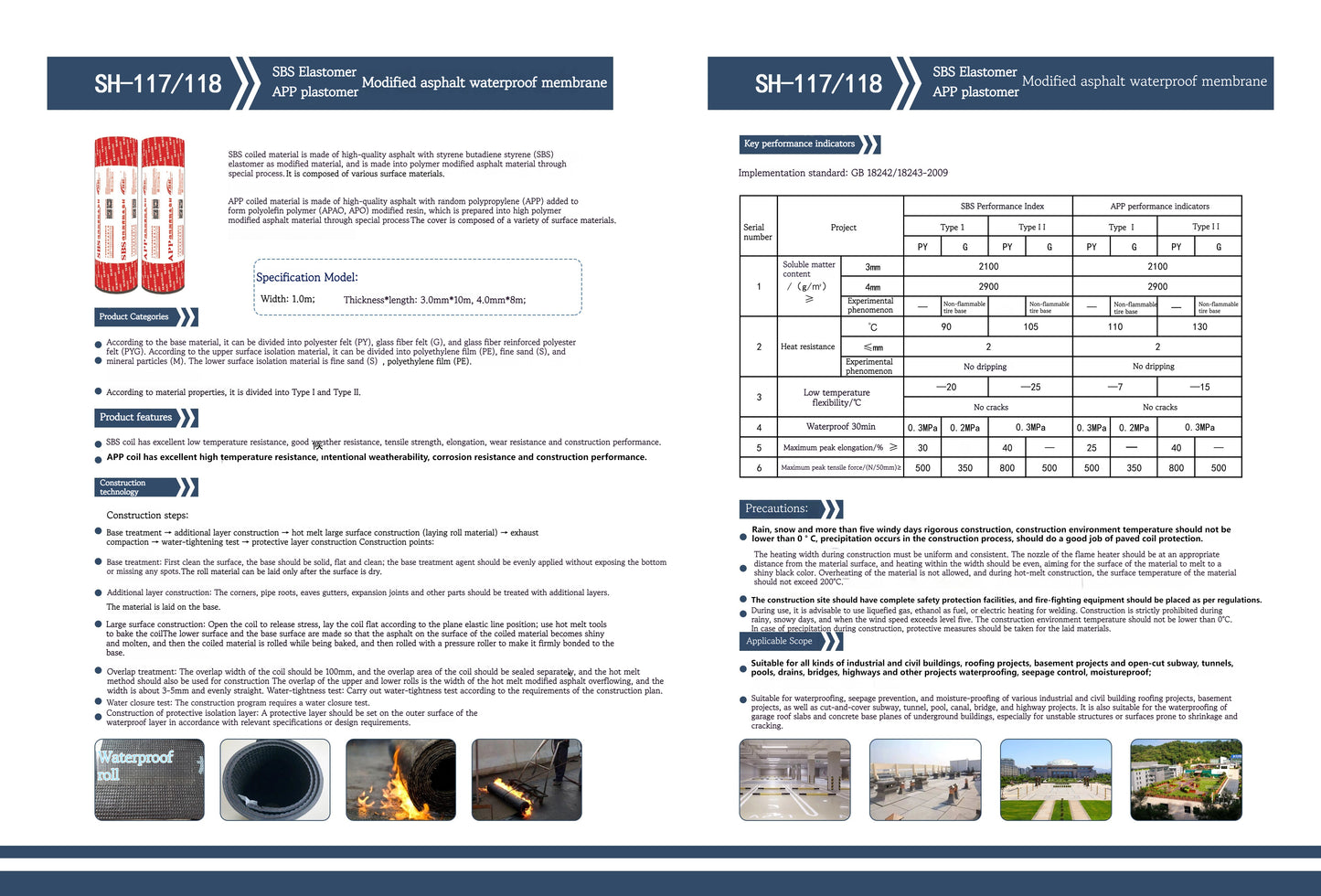 SBS Modified Bitumen Waterproof Membrane | High-Performance Waterproofing | Weather-Resistant & Durable
