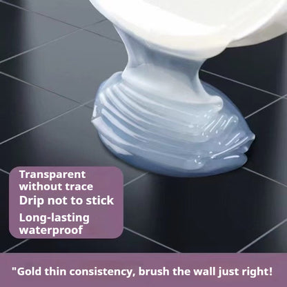 Waterproofing transparent adhesive for external walls Film-forming coating without changing the color of the original decorative layer