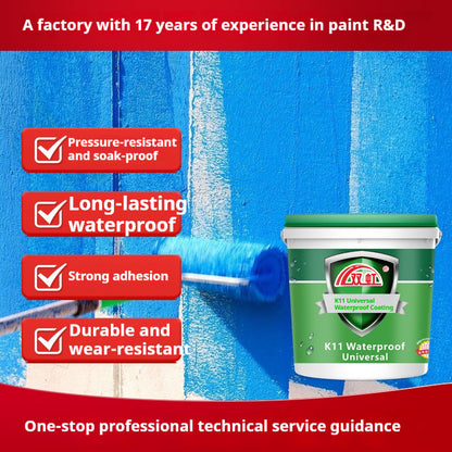 K11 General-Purpose Waterproof Coating | High-Performance Waterproofing | Eco-Friendly & Non-Toxic | Suitable for Indoor and Outdoor Use
