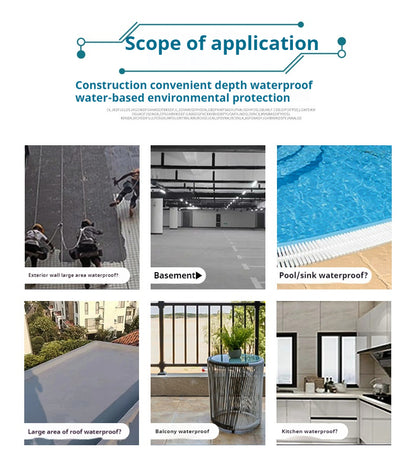 Cementitious Capillary Crystalline Waterproofing Coating | High-Performance Waterproofing | Self-Healing | Suitable for Basements, Tunnels, Swimming Pools, etc.